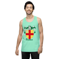 Burke Family Crest Men’s premium tank top