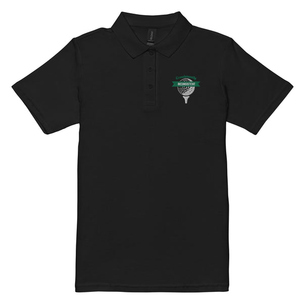 Consistently Inconsistent Women’s pique polo shirt